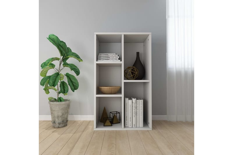 Bogskab/Skænk Hvid 45 X 25 X 80 Cm Spånplade - Hvid - Skænke & sideboards