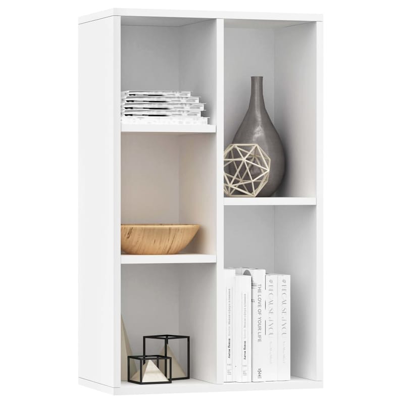 Bogskab/Skænk Hvid 45 X 25 X 80 Cm Spånplade - Hvid - Opbevaring - Opbevaringsmøbler - Skænke & sideboards