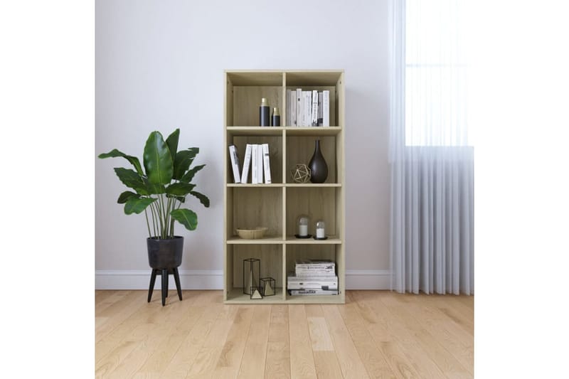 Bogskab/Skænk Sonoma-Eg 66 X 30 X 130 Cm Spånplade - Brun - Skænke & sideboards