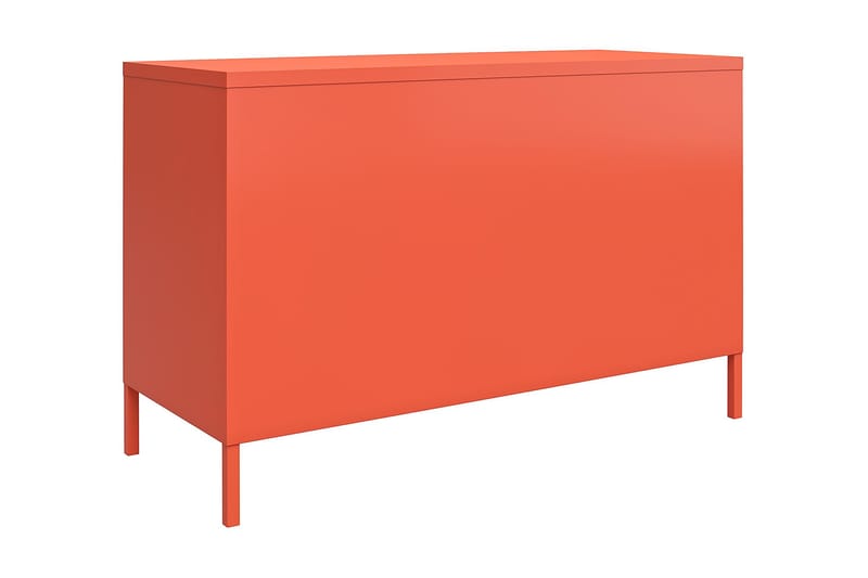 Cache Skænk 100x40 cm 2 Låger Orange - Novogratz - Opbevaring - Opbevaringsmøbler - Skænke & sideboards