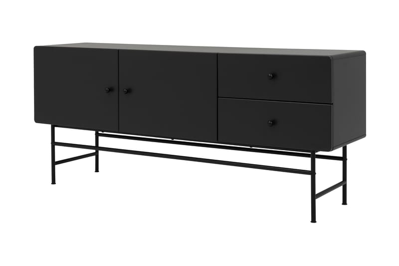 Cocktail Sideboard 157,8 cm - Sort - Opbevaring - Opbevaringsmøbler - Skænke & sideboards