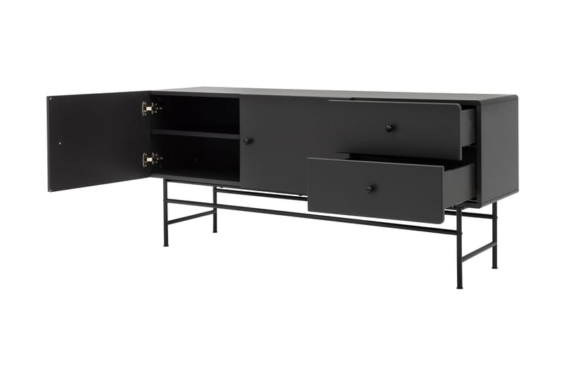 Cocktail Sideboard 157,8 cm - Sort - Opbevaring - Opbevaringsmøbler - Skænke & sideboards