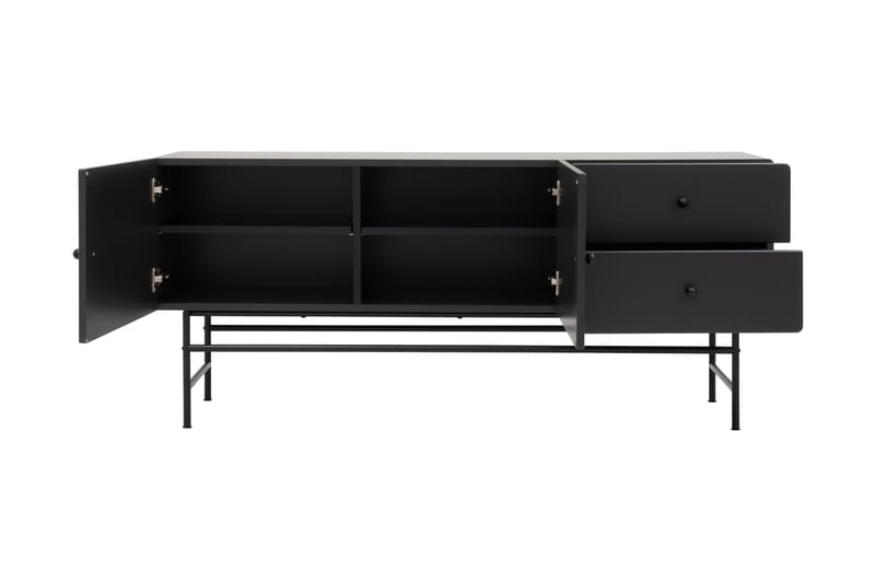 Cocktail Sideboard 157,8 cm - Sort - Opbevaring - Opbevaringsmøbler - Skænke & sideboards