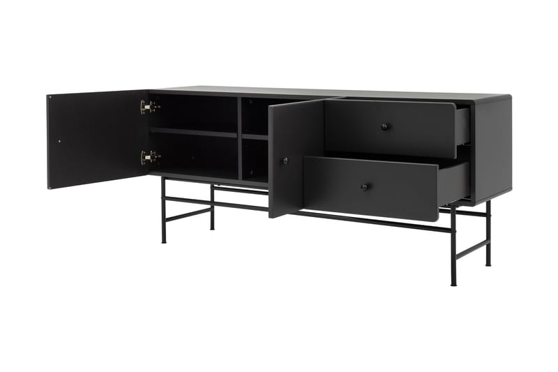 Cocktail Sideboard 157,8 cm - Sort - Opbevaring - Opbevaringsmøbler - Skænke & sideboards