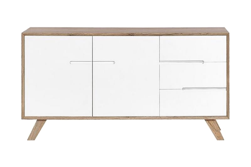 Colfer Skænk 140x40 cm - Hvid/Lyst Træ - Opbevaring - Opbevaringsmøbler - Skænke & sideboards