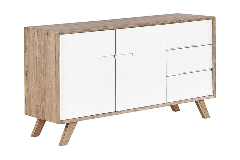 Colfer Skænk 140x40 cm - Hvid/Lyst Træ - Opbevaring - Opbevaringsmøbler - Skænke & sideboards