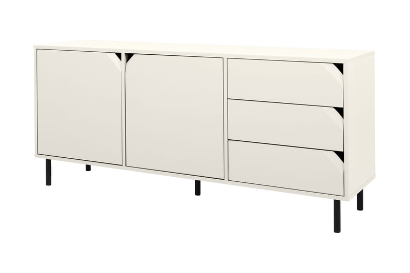 Corner Sideboard 176,5 cm - Hvid - Skænke & sideboards - Konsolbord & sidebord