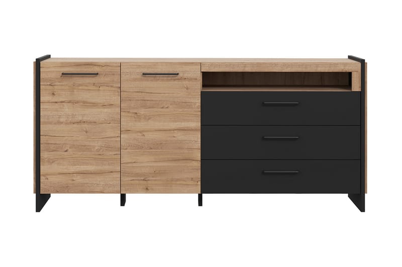 Gevgelija Sideboard 41x187 cm - Brun/Sort - Opbevaring - Opbevaringsmøbler - Skænke & sideboards