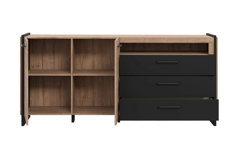 Gevgelija Sideboard 41x187 cm - Brun/Sort - Opbevaring - Opbevaringsmøbler - Skænke & sideboards