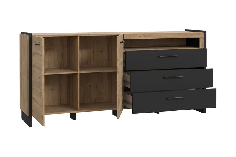 Gevgelija Sideboard 41x187 cm - Brun/Sort - Opbevaring - Opbevaringsmøbler - Skænke & sideboards