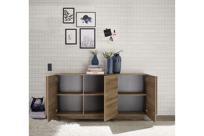 Helmund Sideboard 182 cm - Brun - Opbevaring - Opbevaringsmøbler - Skænke & sideboards