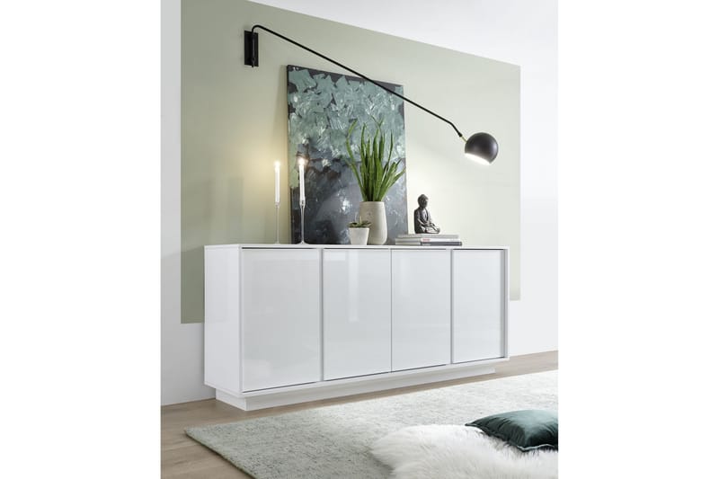 Ice Sideboard 180x43 cm - Hvid Højglans - Opbevaring - Opbevaringsmøbler - Skænke & sideboards