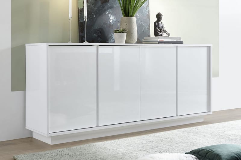 Ice Sideboard 180x43 cm - Hvid Højglans - Opbevaring - Opbevaringsmøbler - Skænke & sideboards