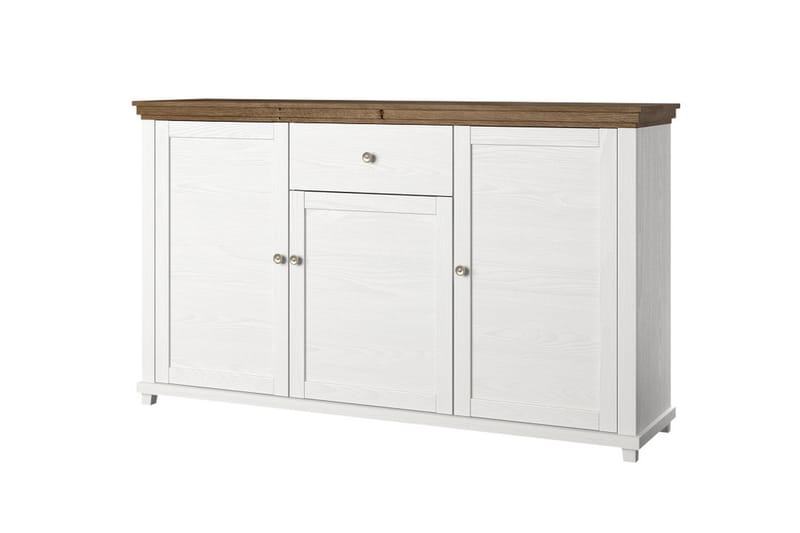 Ivreri Sideboard 42x160 cm - Hvid/Natur - Opbevaring - Opbevaringsmøbler - Skænke & sideboards