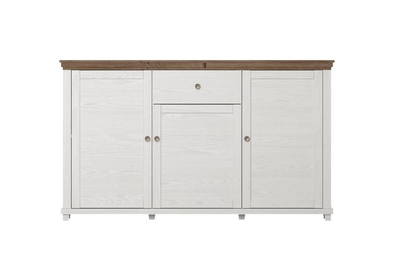 Ivreri Sideboard 42x160 cm - Hvid/Natur - Opbevaring - Opbevaringsmøbler - Skænke & sideboards