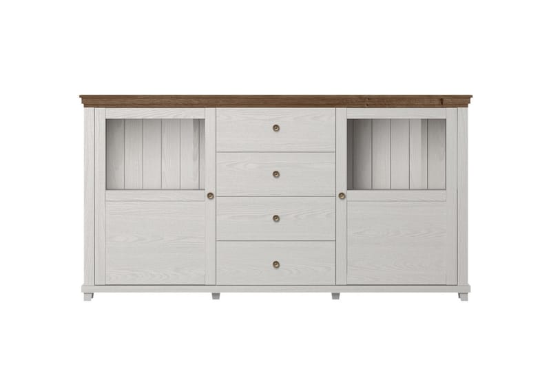 Ivreri Sideboard 42x181 cm - Hvid/Natur - Opbevaring - Opbevaringsmøbler - Skænke & sideboards