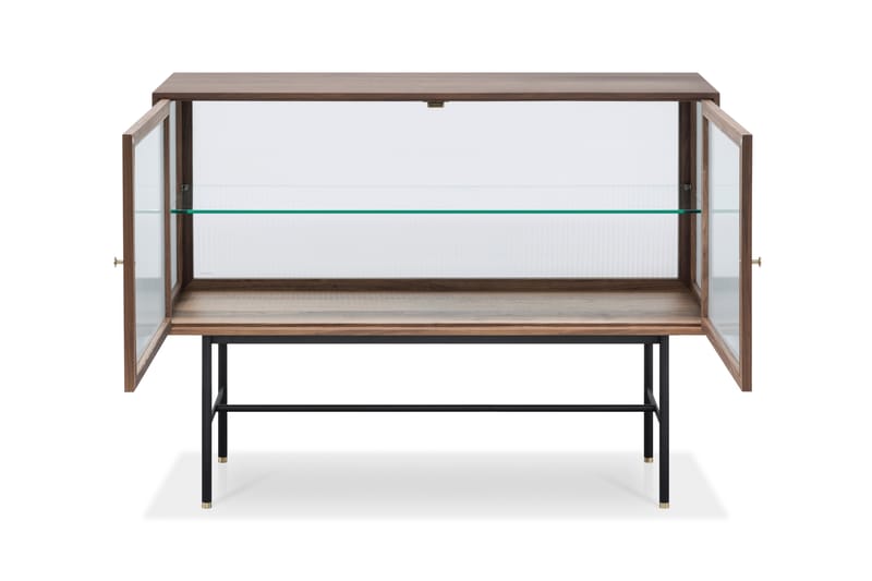 Jelric Sidebord 120 cm - Valnøddefarvet - Opbevaring - Opbevaringsmøbler - Skænke & sideboards