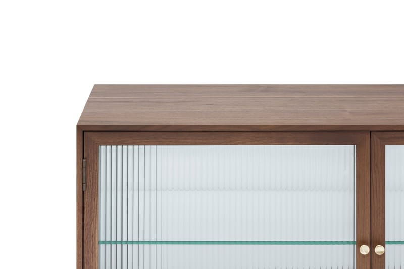 Jelric Sidebord 42 cm dybde 120 cm bredde 90 cm højde - Valnøddefarvet - Opbevaring - Opbevaringsmøbler - Skænke & sideboards