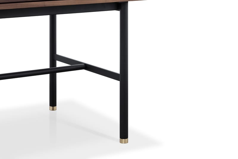 Jelric Sidebord 42 cm dybde 120 cm bredde 90 cm højde - Valnøddefarvet - Opbevaring - Opbevaringsmøbler - Skænke & sideboards