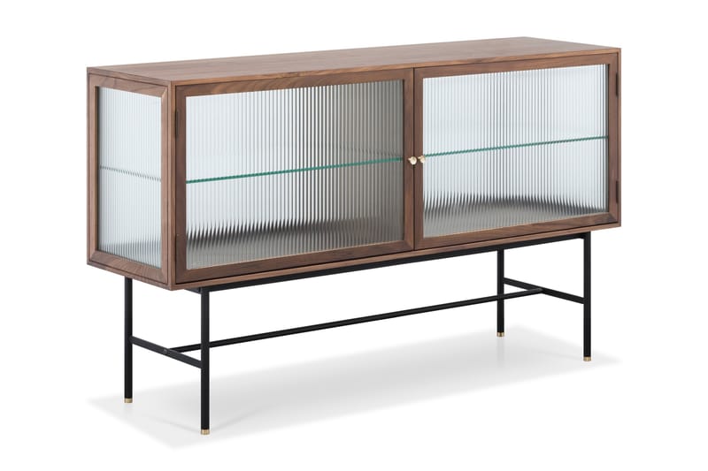 Jelric Sidebord 42 cm dybde 150 cm bredde 90 cm højde - Valnøddefarvet - Opbevaring - Opbevaringsmøbler - Skænke & sideboards