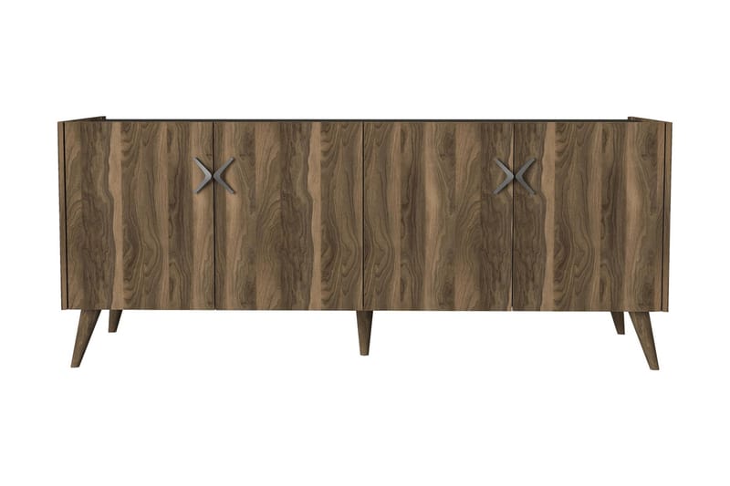 Kowatch Sidebord 184 cm - Valnød|Antracit - Opbevaring - Opbevaringsmøbler - Skænke & sideboards