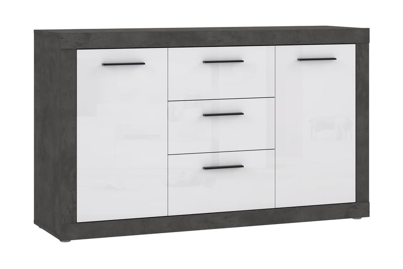 Kranea Sideboard 41x143 cm - Grå/Hvid - Opbevaring - Opbevaringsmøbler - Skænke & sideboards