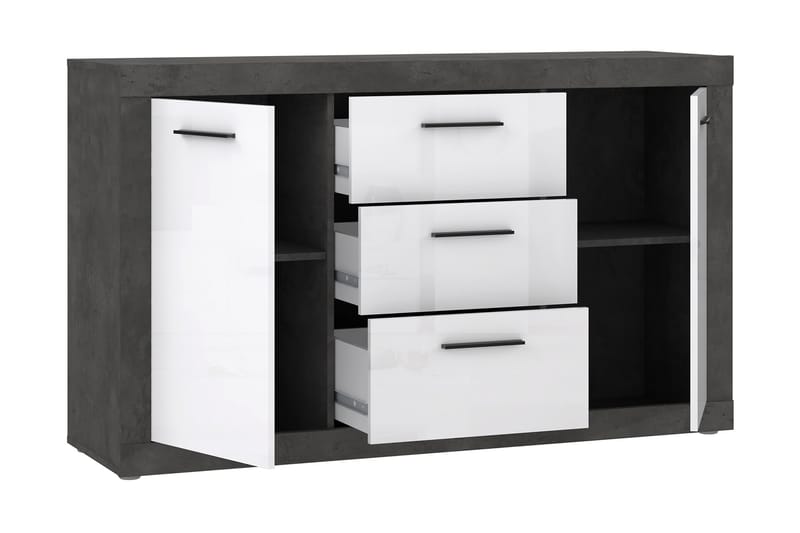 Kranea Sideboard 41x143 cm - Grå/Hvid - Opbevaring - Opbevaringsmøbler - Skænke & sideboards