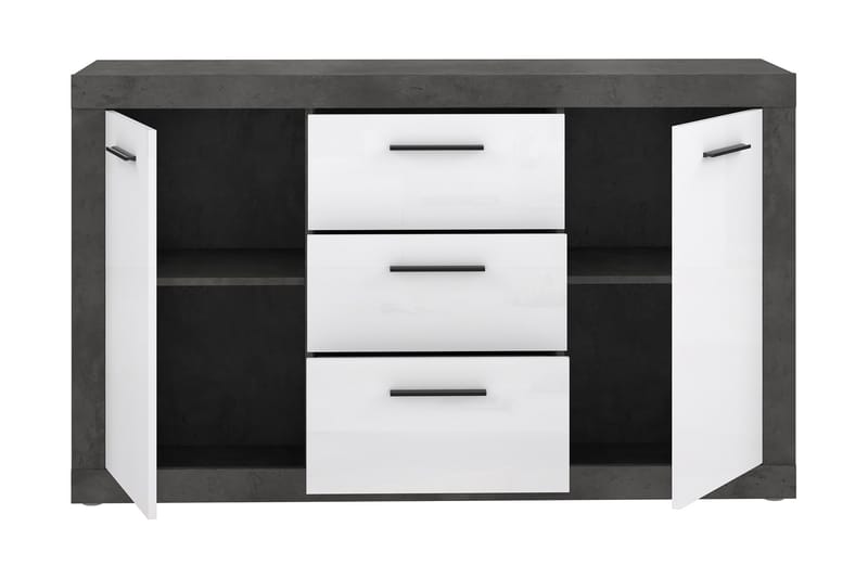 Kranea Sideboard 41x143 cm - Grå/Hvid - Opbevaring - Opbevaringsmøbler - Skænke & sideboards