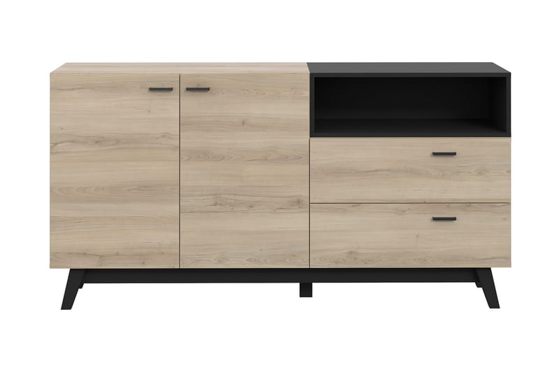 Lipovac Skænk 42x160 cm - Sort - Opbevaring - Opbevaringsmøbler - Skænke & sideboards