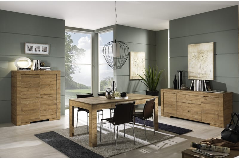 Milano Skænk 191 cm - Træ/Natur - Opbevaring - Opbevaringsmøbler - Skænke & sideboards