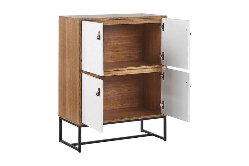 Nueva Skænk 76x39 cm - Lysebrun/Hvid - Opbevaring - Opbevaringsmøbler - Skænke & sideboards