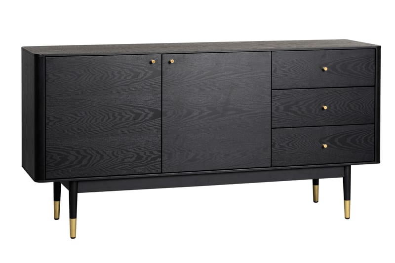 Scher Sideboard 160 cm - Sort - Opbevaring - Opbevaringsmøbler - Skænke & sideboards