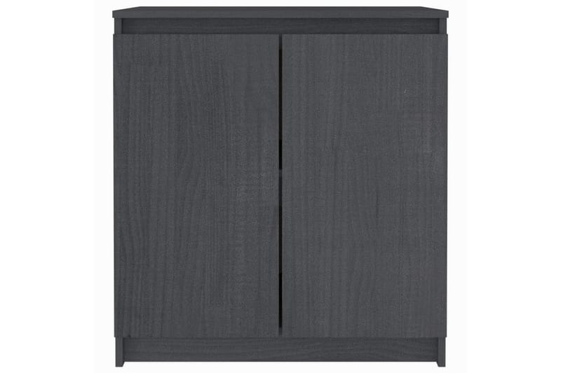 sideskab 60x36x65 cm massivt fyrretræ grå - Grå - Opbevaring - Opbevaringsmøbler - Skænke & sideboards