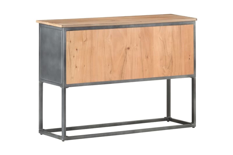 skænk 100x30x70 cm massivt akacietræ grå - Grå - Opbevaring - Opbevaringsmøbler - Skænke & sideboards