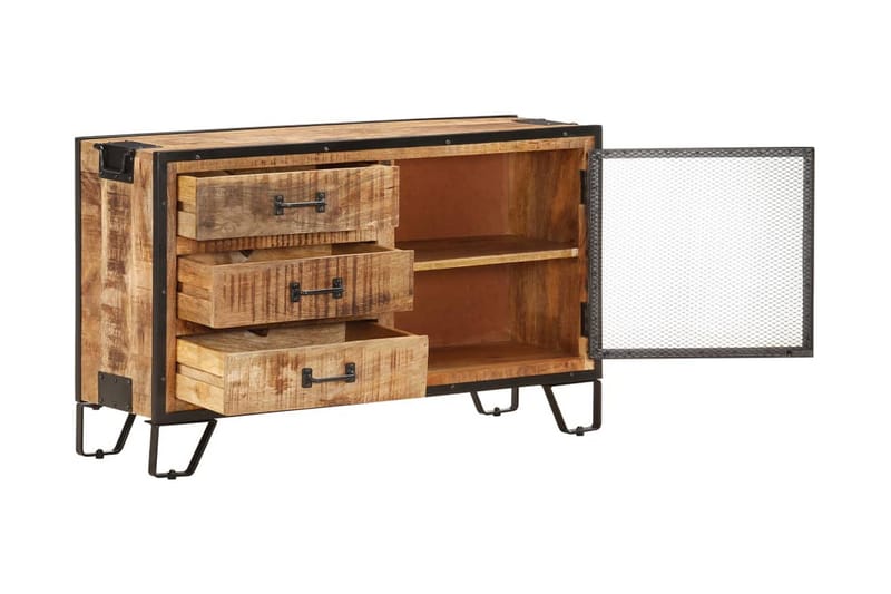 Skænk 100X31X60 cm Massivt Ru Mangotræ - Opbevaring - Opbevaringsmøbler - Skænke & sideboards