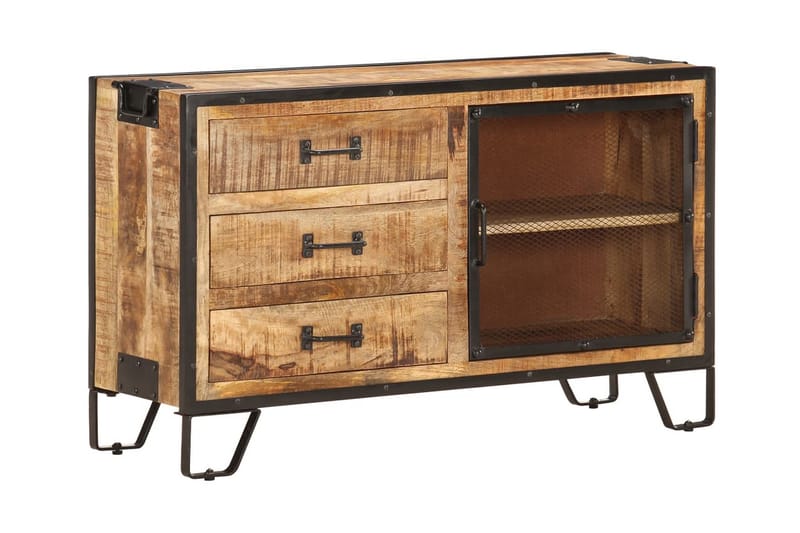 Skænk 100X31X60 cm Massivt Ru Mangotræ - Opbevaring - Opbevaringsmøbler - Skænke & sideboards