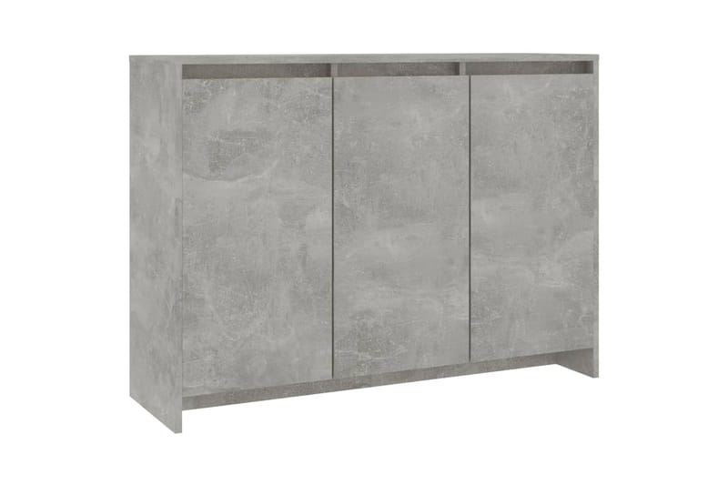 skænk 102x33x75 cm spånplade betongrå - Grå - Opbevaring - Opbevaringsmøbler - Skænke & sideboards