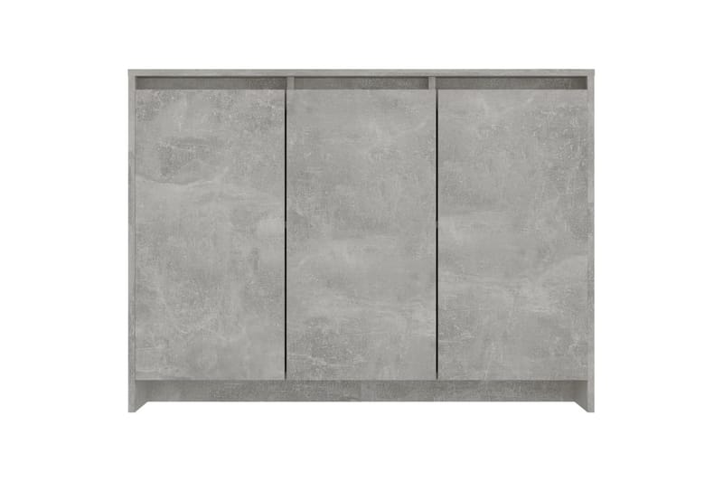 skænk 102x33x75 cm spånplade betongrå - Grå - Opbevaring - Opbevaringsmøbler - Skænke & sideboards