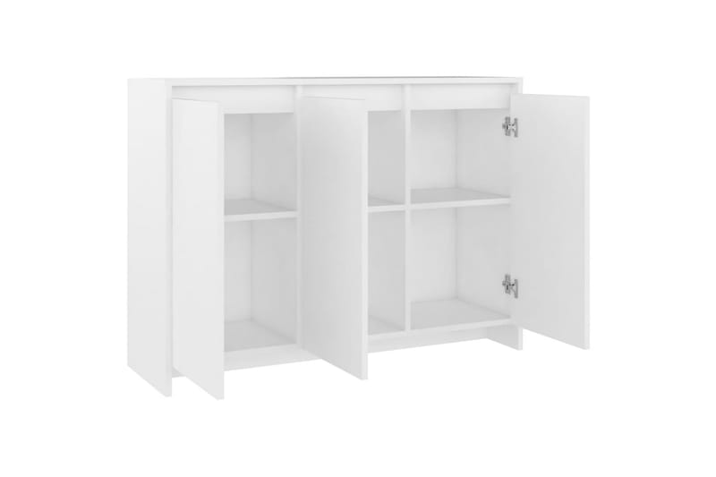 skænk 102x33x75 cm spånplade hvid - Hvid - Opbevaring - Opbevaringsmøbler - Skænke & sideboards