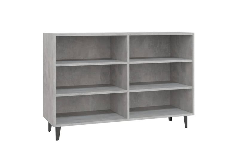 skænk 103,5x35x70 cm spånplade betongrå - Grå - Opbevaring - Opbevaringsmøbler - Skænke & sideboards