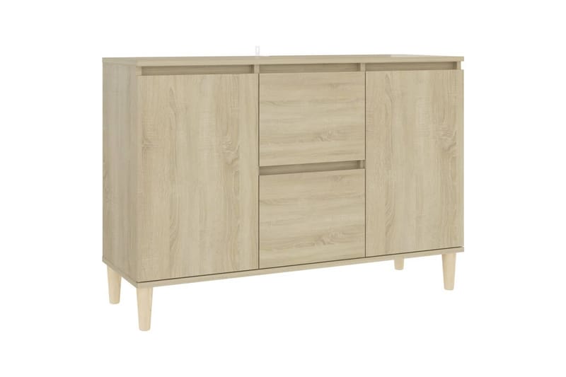 skænk 103,5x35x70 cm spånplade sonoma-eg - Brun - Opbevaring - Opbevaringsmøbler - Skænke & sideboards