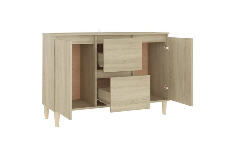 skænk 103,5x35x70 cm spånplade sonoma-eg - Brun - Opbevaring - Opbevaringsmøbler - Skænke & sideboards