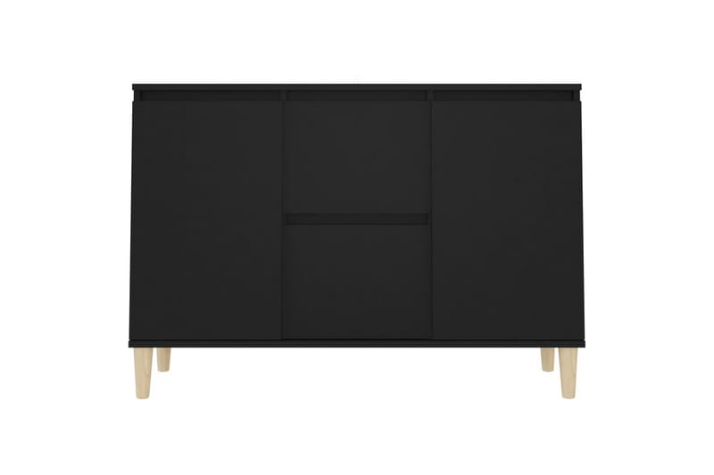 skænk 103,5x35x70 cm spånplade sort - Sort - Opbevaring - Opbevaringsmøbler - Skænke & sideboards