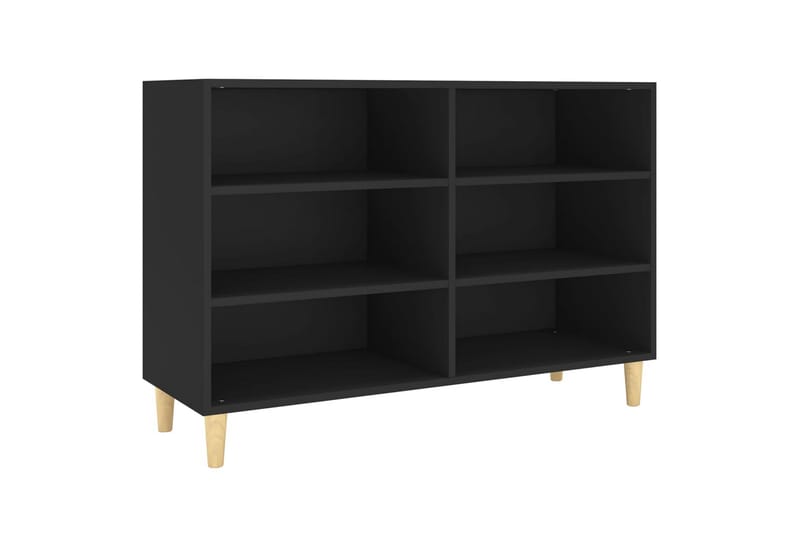 skænk 103,5x35x70 cm spånplade sort - Sort - Opbevaring - Opbevaringsmøbler - Skænke & sideboards