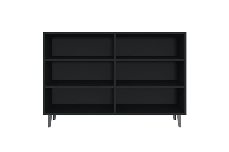 skænk 103,5x35x70 cm spånplade sort - Sort - Opbevaring - Opbevaringsmøbler - Skænke & sideboards