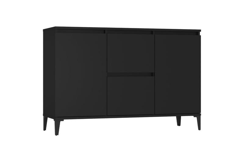 skænk 104x35x70 cm spånplade sort - Sort - Opbevaring - Opbevaringsmøbler - Skænke & sideboards