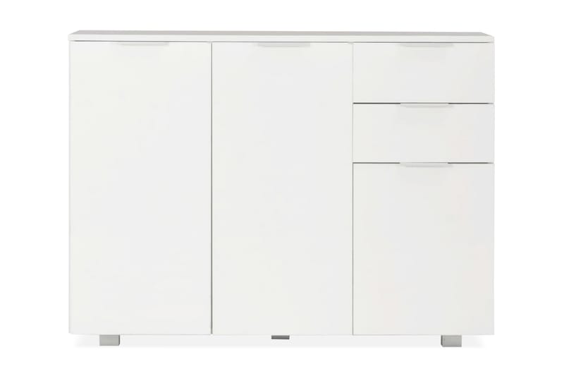 Skænk 107 X 35 X 76 Cm Hvid Højglans - Hvid - Opbevaring - Opbevaringsmøbler - Skænke & sideboards