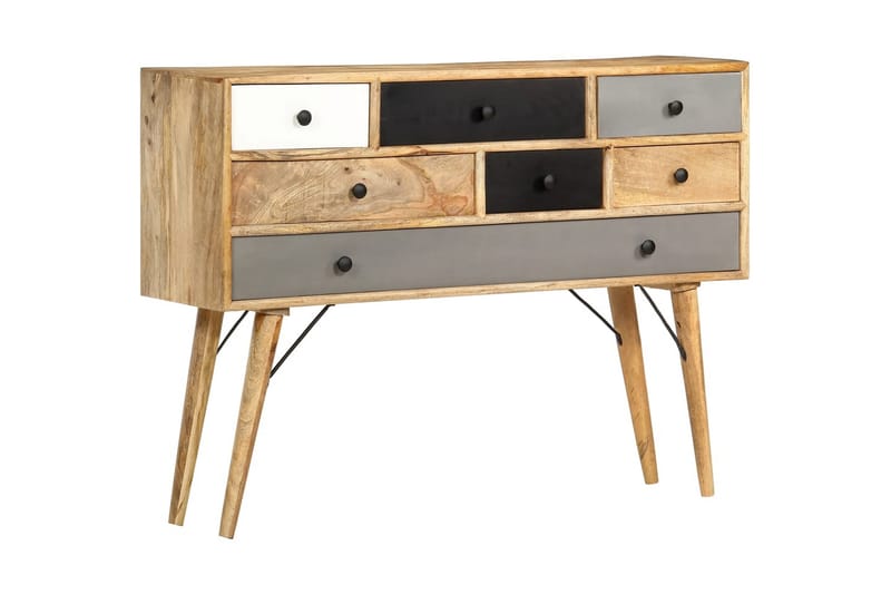 skænk 110 x 30 x 82 cm massivt mangotræ - Brun - Opbevaring - Opbevaringsmøbler - Skænke & sideboards