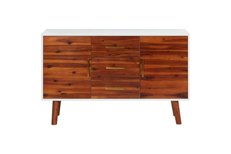 skænk 110x35x70 cm massivt akacietræ og MDF - Brun - Opbevaring - Opbevaringsmøbler - Skænke & sideboards