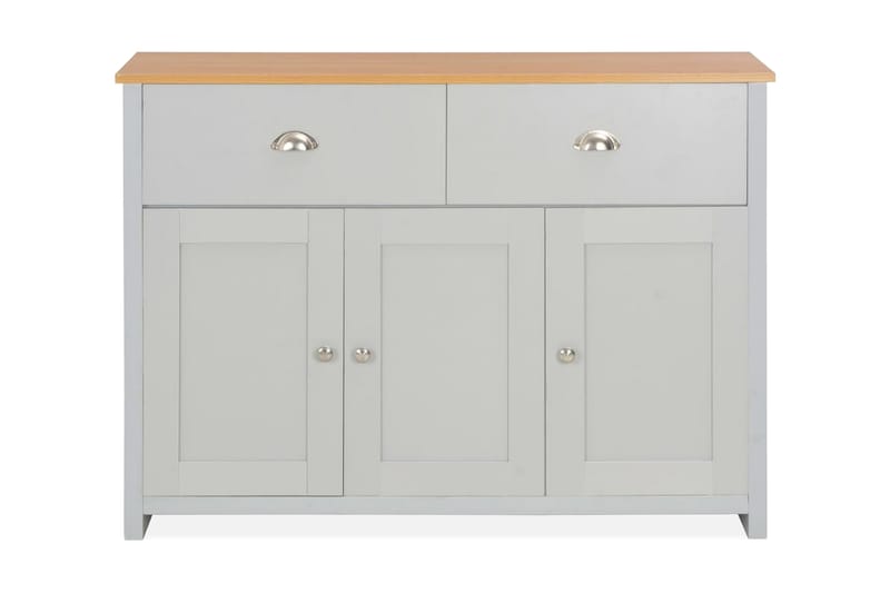 Skænk 112 X 35 X 81 Cm Grå - Grå - Opbevaring - Opbevaringsmøbler - Skænke & sideboards